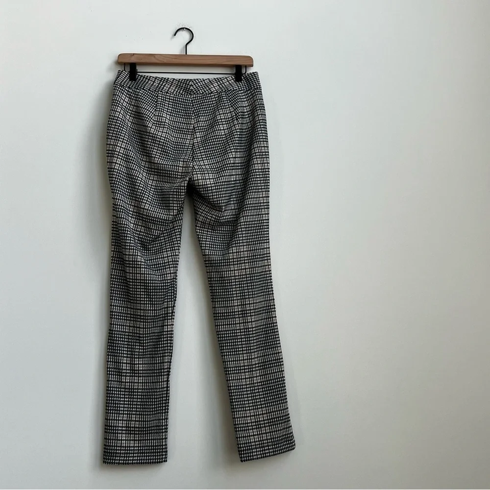 J. McLaughlin Pants Womens Size 4 Houndstooth Plaid Academia Preppy Old Money
